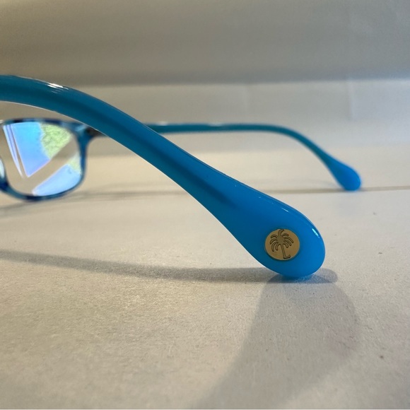 Lilly Pulitzer Kids Dossie Prescription Glasses Frame Fun Blue Tortoise Shell - Picture 5 of 7